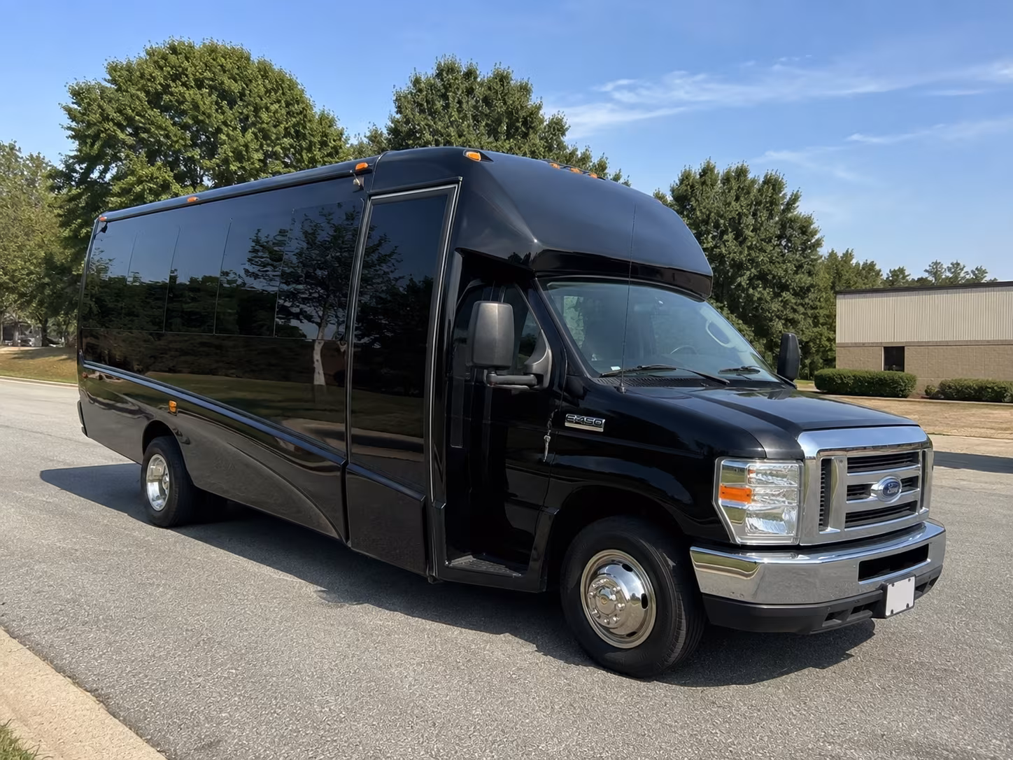 employee shuttle buses for maple grove s corporate campus commuters