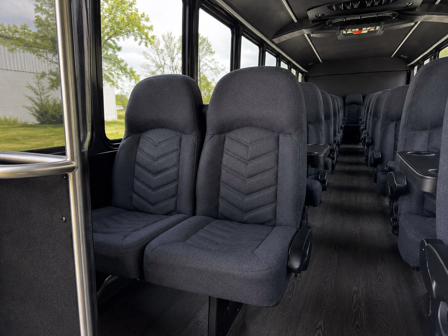maple grove 15 passenger minibus inside