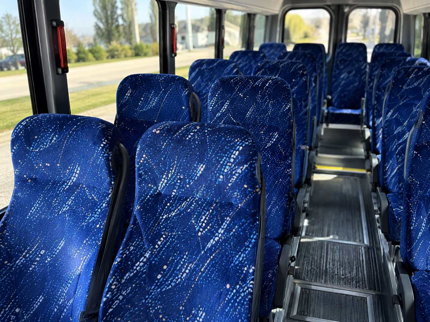 maple grove 20 passenger minibus inside
