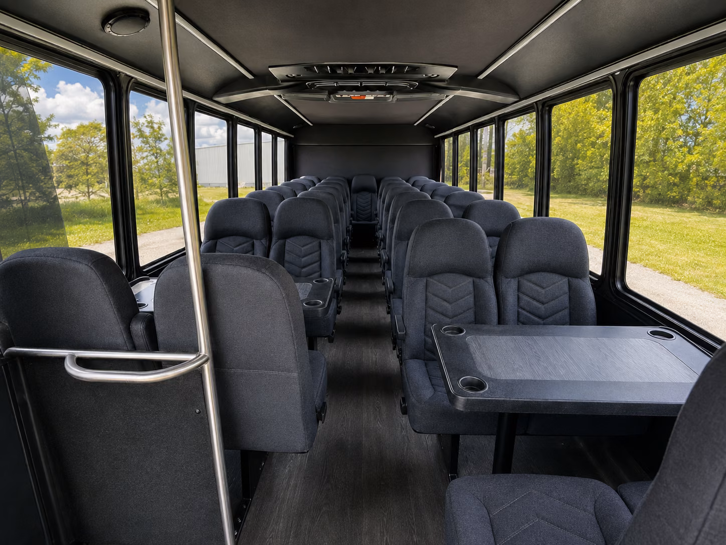 maple grove 20 passenger minibus interior