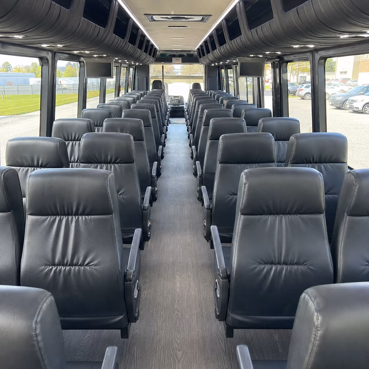 maple grove 30 passenger minibus inside