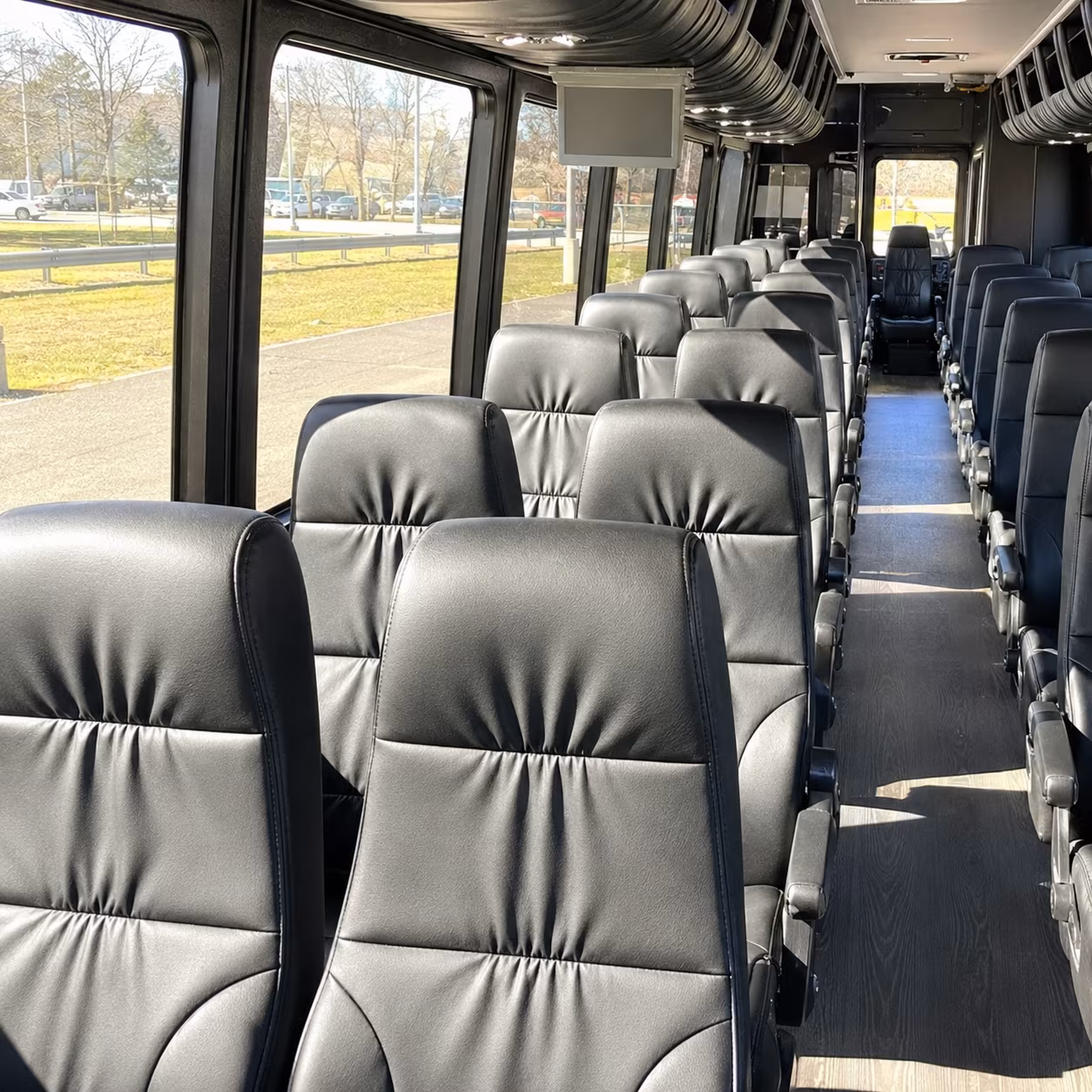 maple grove 35 passenger minibus inside