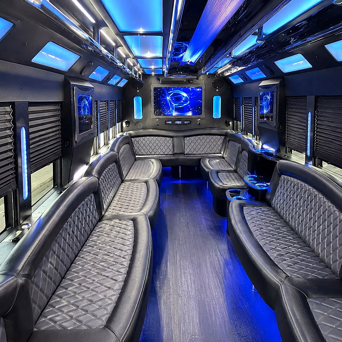 maple grove party bus inside