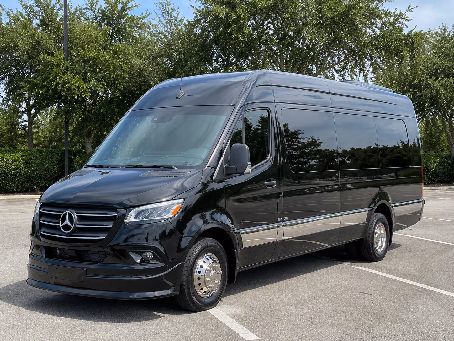 sprinter vans and limos for maple grove bridal party pickup and drop off